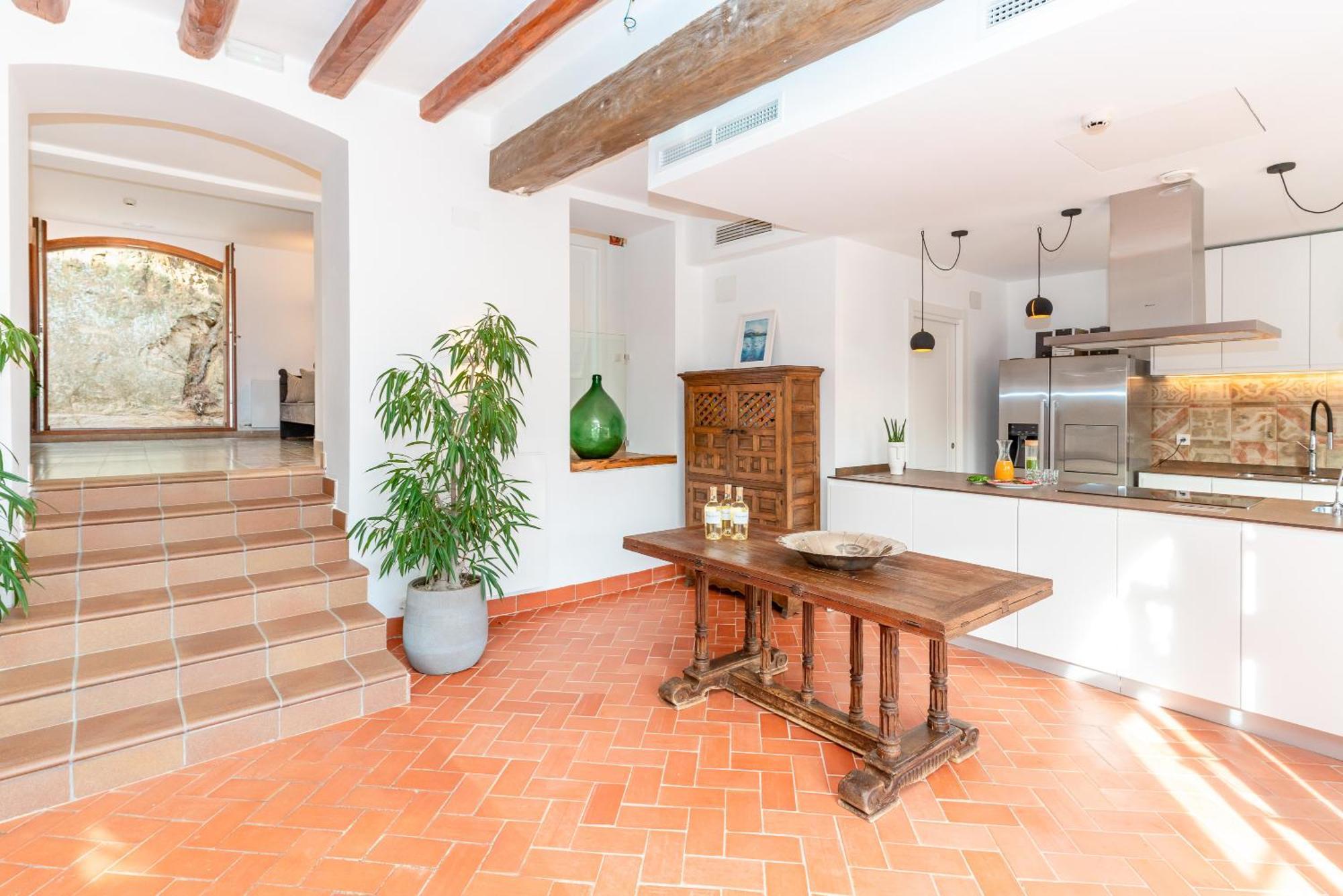 La Terraza - Grosszuegiges Appartment In Katalanischer Masia Sant Iscle De Vallalta Ngoại thất bức ảnh
